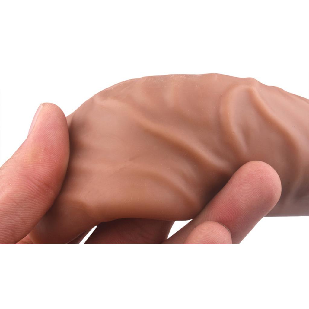 Dildo Sleeve Longlasting Dildos Extender Stimulator Enlargement Extension Adult Toys for Men Couples Beginner