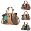 Stylish Vintage Stripe Pattern Medium Tote Bag For Women Perfect For Moms With Dual Shoulder Straps