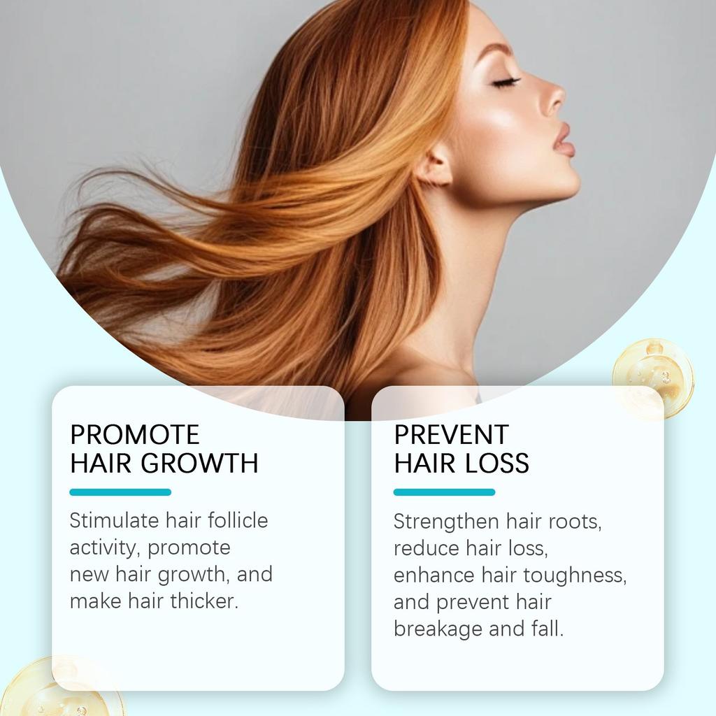 The Moisturizing Hair Nourishes The Hair Follicles And Scalp, Making Them Smooth And Lustrous, With Black And Shiny Hair Strands 30ml
