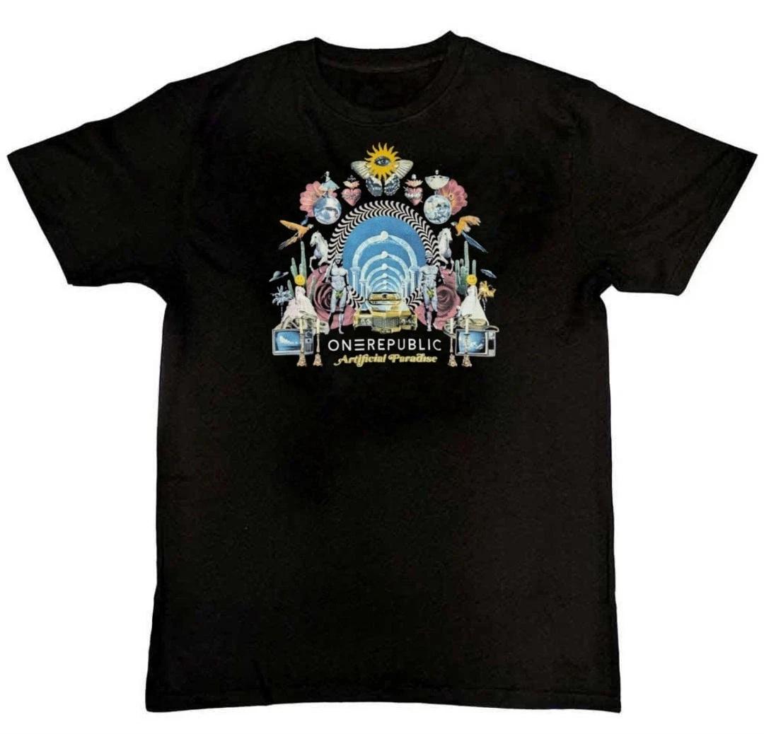 Men s and Women s T-shirts Vtg One Republic Artificial Paradise Tour 2019 Mens T-Shirt S M L XL 2 3 4 XL XXL