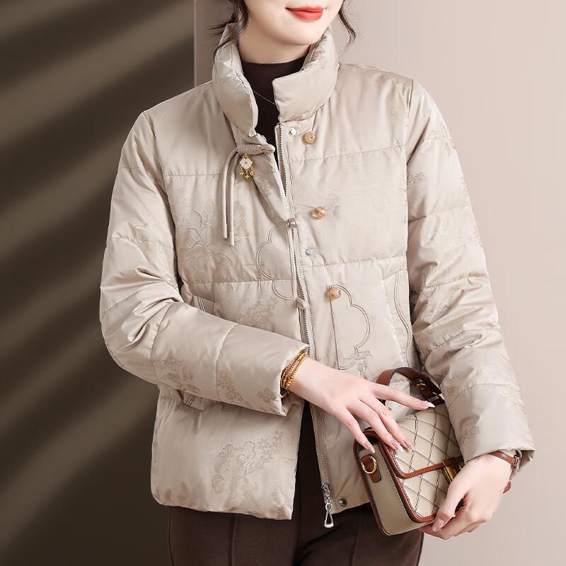 

XUEXI Women s Mid-Aged Winter Down Jacket 2XL