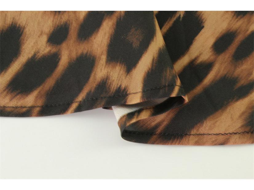 Women's Classic Leopard Print Vintage Skirt – Summer Fashion