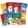 8PCS/Set Merry Christmas Christmas Theme Coloring Book Educational Montessori Gift Graffiti Painting Book Doodles Book Children