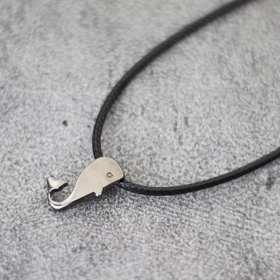 New Marine Animal Manta Shark Whale Necklace For Men 24 Inches Long Collar Beach Surfing Neck Accessories Pendant Hiphop Colar