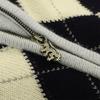 Pringle of Scotland wool Argyle Pattern Knit jacket S Blue Women Used