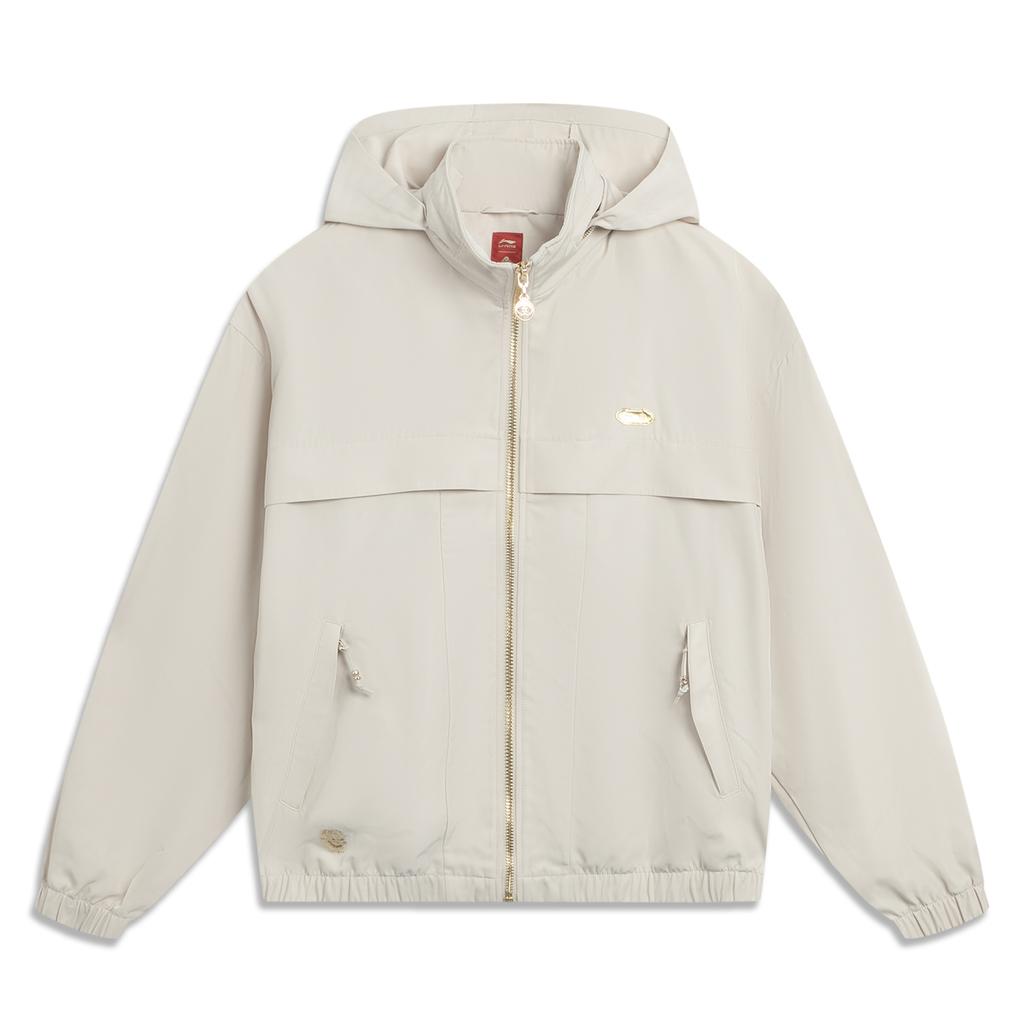 Li Ning X Palace Museum Collaboration Chinese Culture Series Loose Fit Long Sleeve Windbreaker Hooded Jacket Woven Coat Men Outerwear AFDVG31-1