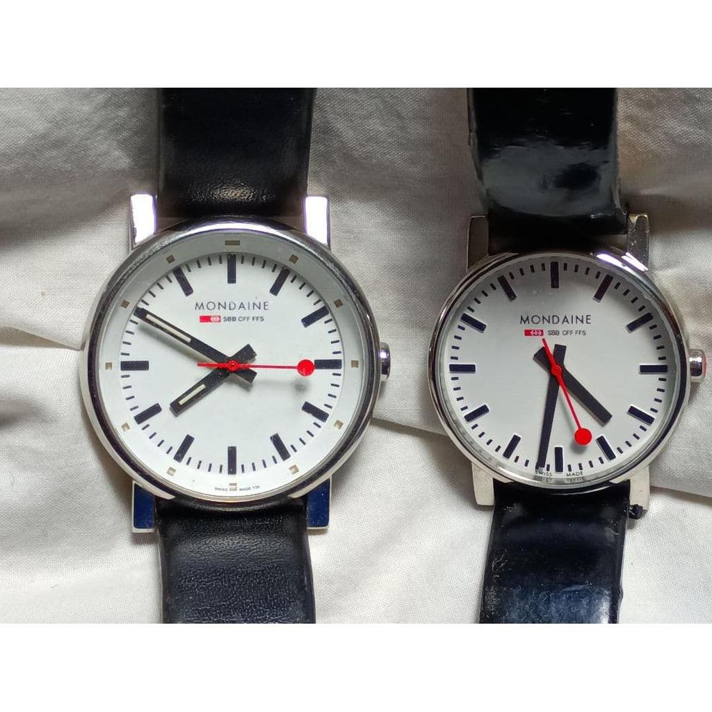 Used MONDAINE (Swiss National Railways Official Watch) Wristwatch 125th Anniversary of the Opening of the Gotthard Tunnel