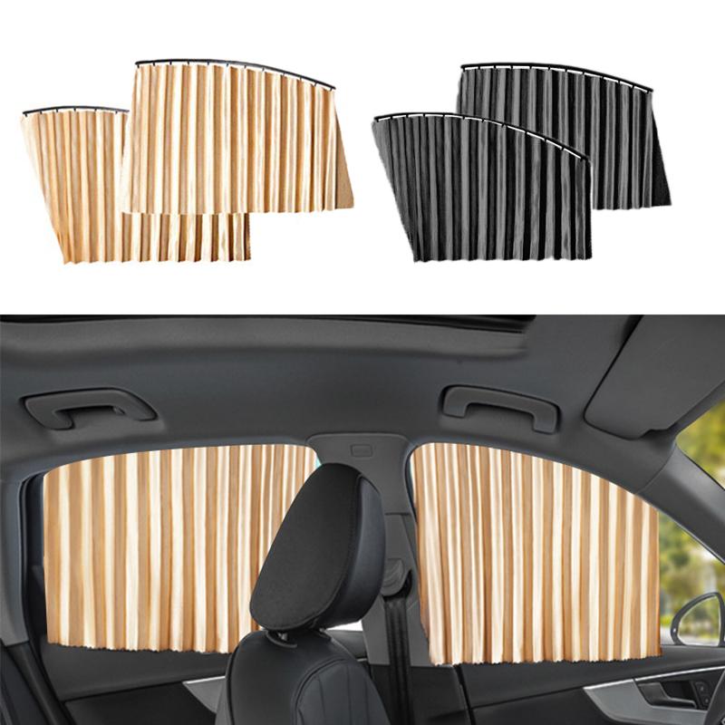 Universal Car Window Side Sunshade Cover UV Protection Car Window Retractable SunShade Car Window Curtain Car Magnetic Sunshade