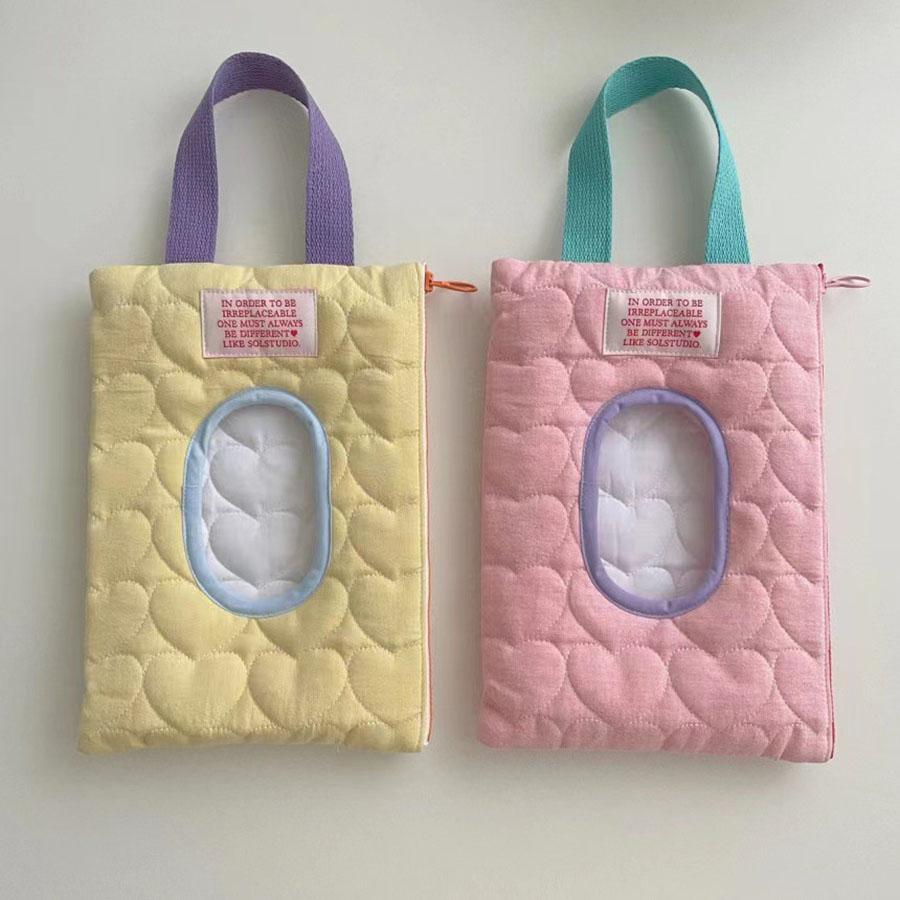 Tecknad Djur Flip Omslag Papperslåda Våtservettfodral Bil Hängväska Pappershållare Förvaring Avtagbar Servettförvaring Hänglåda