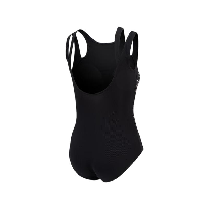 Speedo Women's Electric Matrix Black Label Hero 5.0 Shark Skin Double Shoulder Strap Racing One-Piece Swimsuit