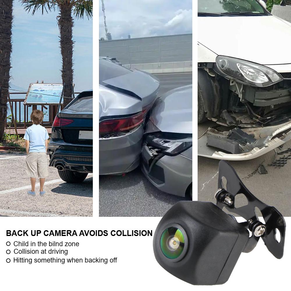 Parking Assistance Kit 720P/1080P Backup Parking Reverse Camera Lens Fisheye 12V LED Night Vision Car Rear View Camera