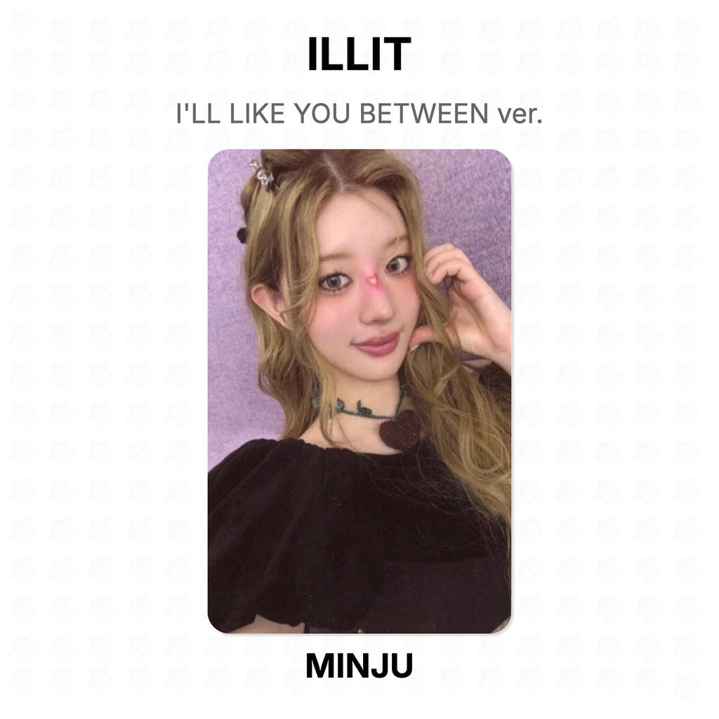 ILLIT I'LL LIKE YOU BETWEEN ver. Official Photocard