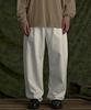 ZPLISH Curved Volume Denim Pants White