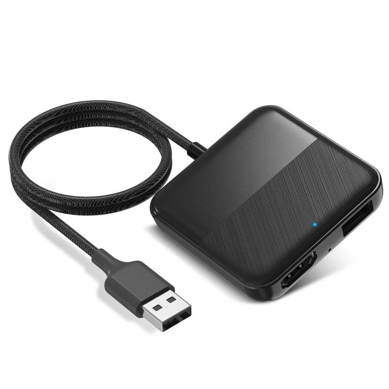 

Car TV Companion Converter for Connecting Fire Google TV Stick to Factory Wired CarPlay Cars for Watching TV and Videos; Car Accessory Standard Version