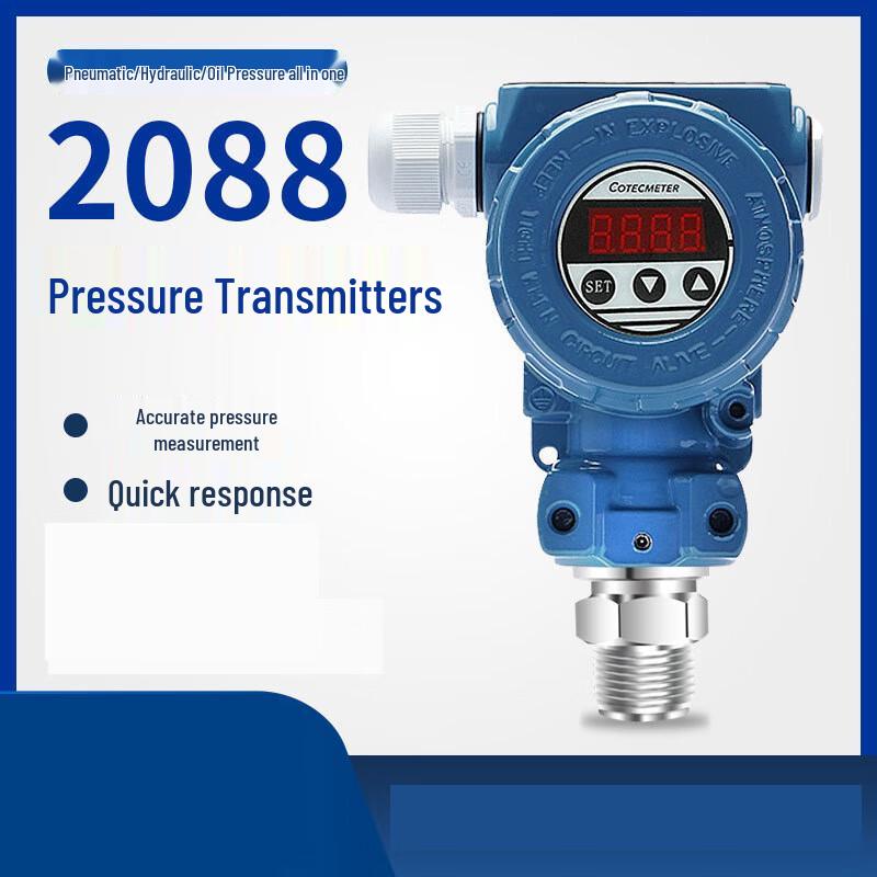 

Yuante 2088 Hammer-Type Pressure Transmitter Sensor CN plug (adapter included)