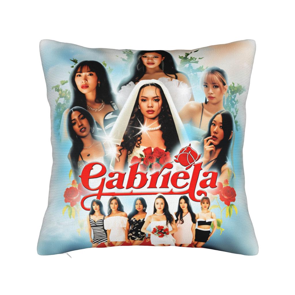 Katseye Kpop Music Pillow Cover Cute Funny Pillow Case For Living Room Sofa Soft Pillowcases Gift