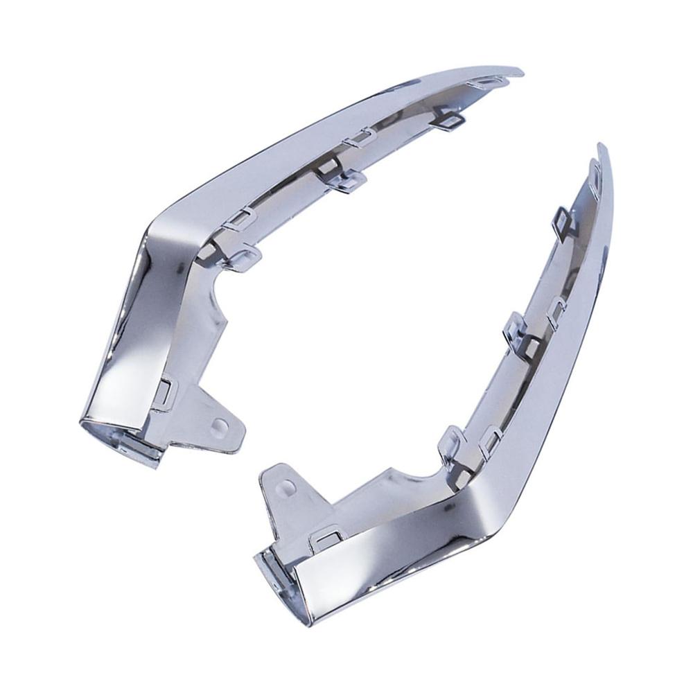 2x Front Bumper Chrome Trim Molding For Benz W212 E-Class 2128852874 2128852774