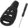 Schlüsselschale für SAAB 93 95 2003-2007 Keyless Entry Fernbedienung Ersatzgehäuse 4 Tasten