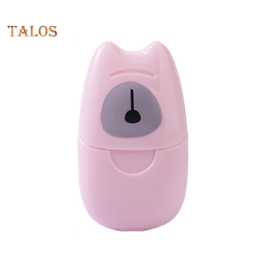 50Pcs Disposable Boxed Soap Paper Portable Travel Hand Washing Scented Sheets