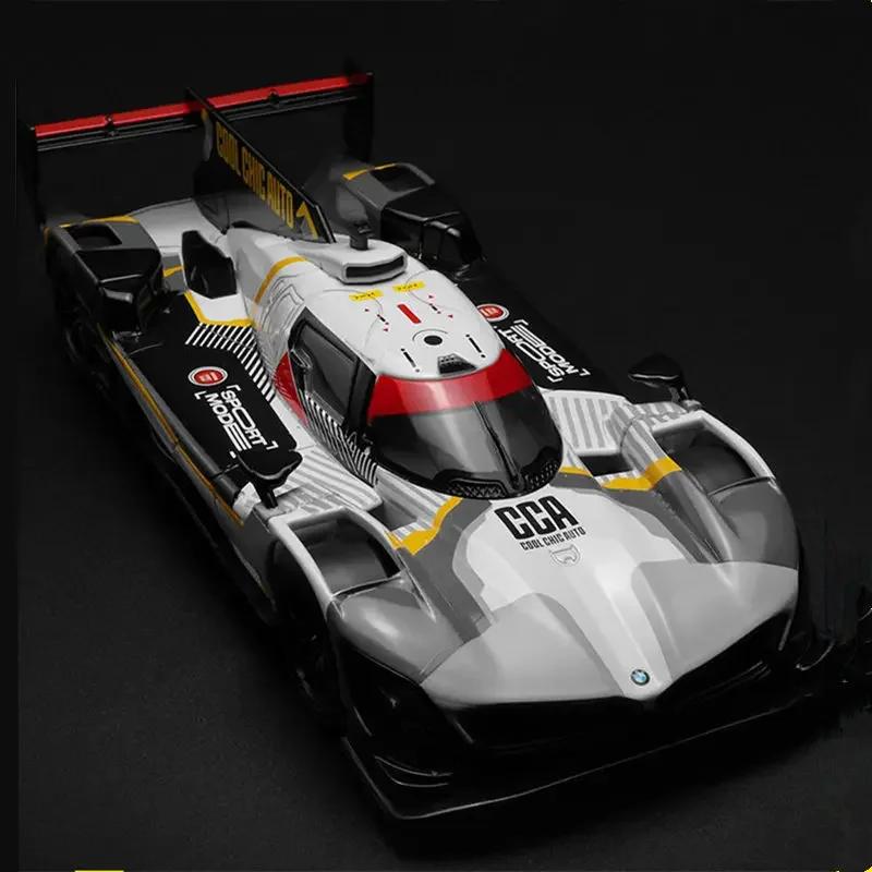 1/24 BMW M Hybrid V8 Alloy Sports Car Model Diecasts Metal Track Racing Car Vehicles Model Simulation Sound Light Kids Toys Gift