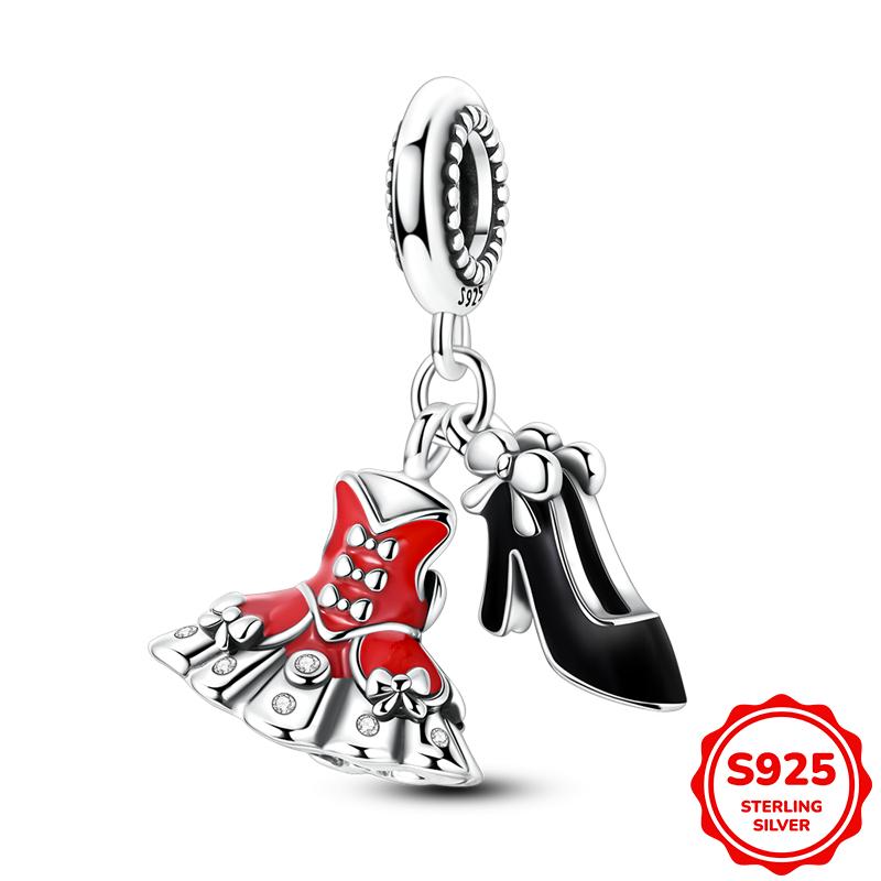 Charms Silver 925 Princess and Pumpkin Carriage Fairy Tale Pendant Beads Fits 3mm Bracelet For Women Luxury DIY Jewelry