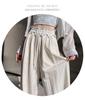 High-Waisted Sweet Lace Patchwork Wide-Leg Pants for Women - Loose-Fit Drawstring Trousers for Spring & Autumn