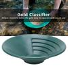 260mm Gold Panning Pan ABS Gold Sifting Classifier Washing Sieve Tray Accessory Green Gold Panning Pan Gold Pan Gold Washing Pan