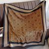 Retro printing spring and autumn summer fashion large square scarf scarf outer shawl sunscreen vacation high-end silk scarf women's models