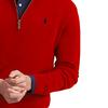 Polo Ralph Lauren Ss23 Solid Color Logo Embroidered Half-Zip Sweater Men sweater 710777743-011