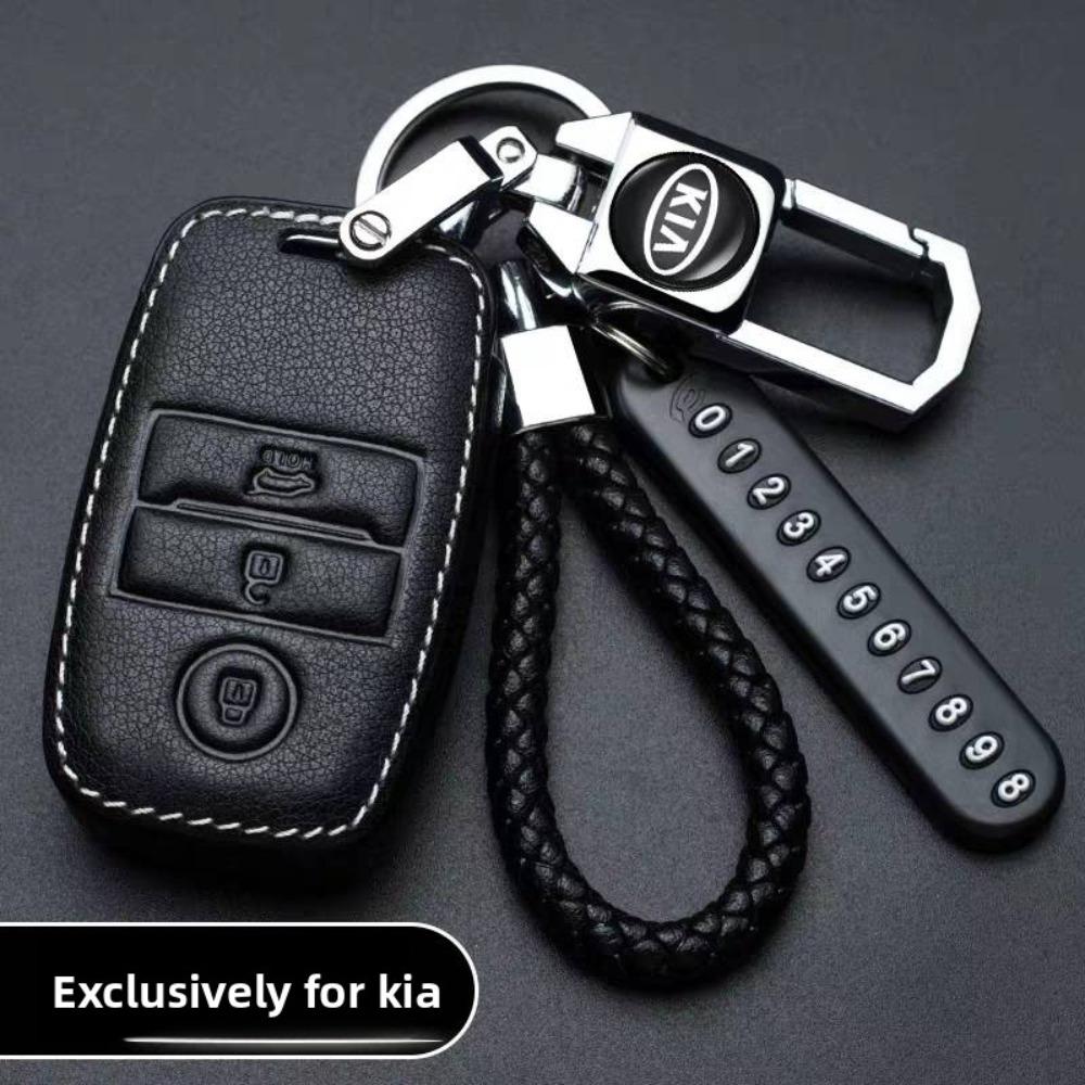 Durable for Kia Key Fob Cover for K2 K3 K4 K5 KX3 KX5 Sportage Sorento Forte Rio Keychain Protector