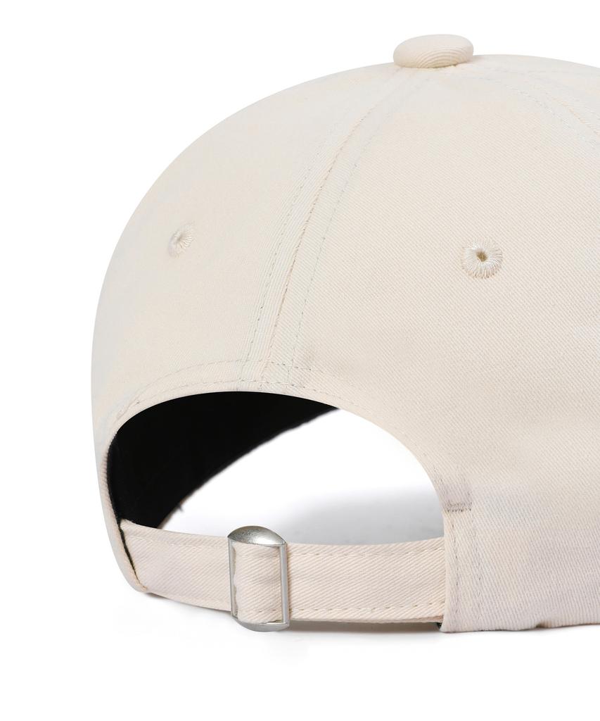 Seleute Basic Logo Ball Cap Unisex Vanilla Cream