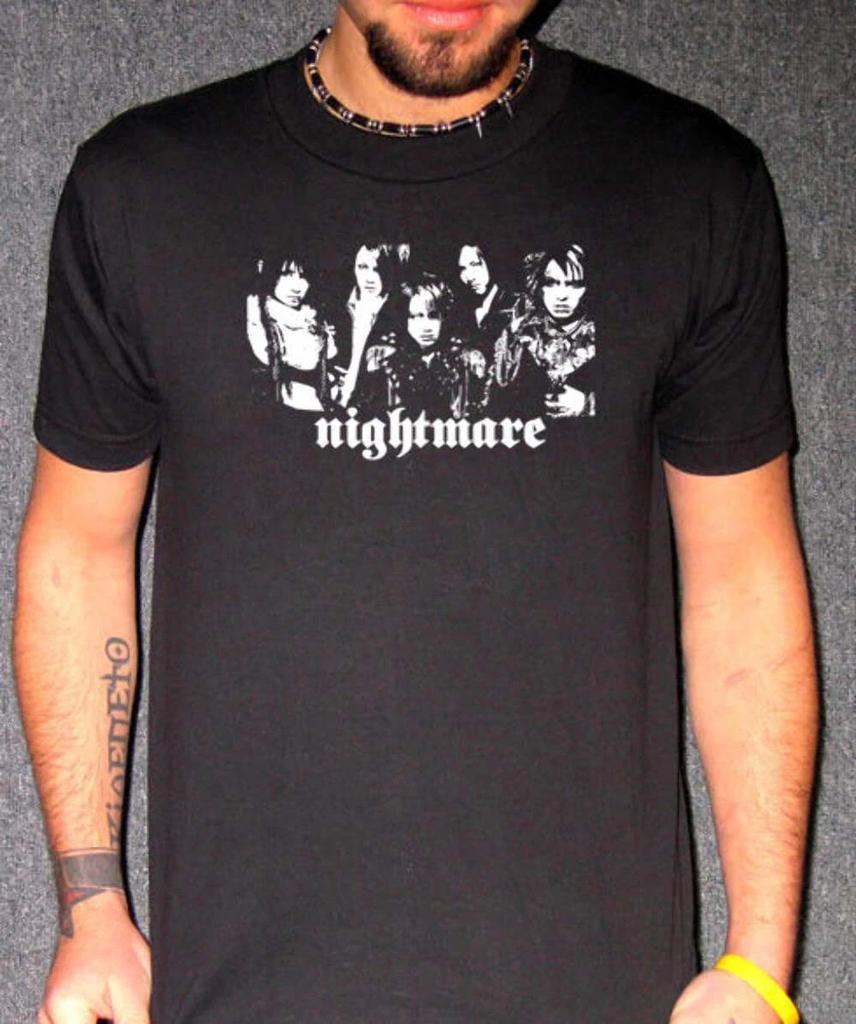 Nightmare Visual Kei J-Rock Band Concert T-Shirt