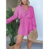 HNXC Women's Fashion Casual Autumn Winter Long Sleeve POLO Neck Trousers Jumpsuits & Rompers Classic Exquisite