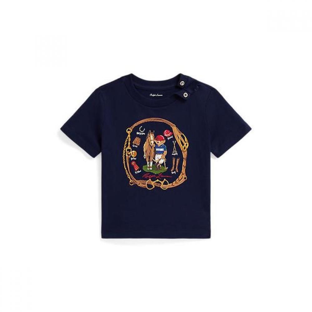 Polo Ralph Lauren Baby Boys Polo Bear Cotton Jersey Tee 12M