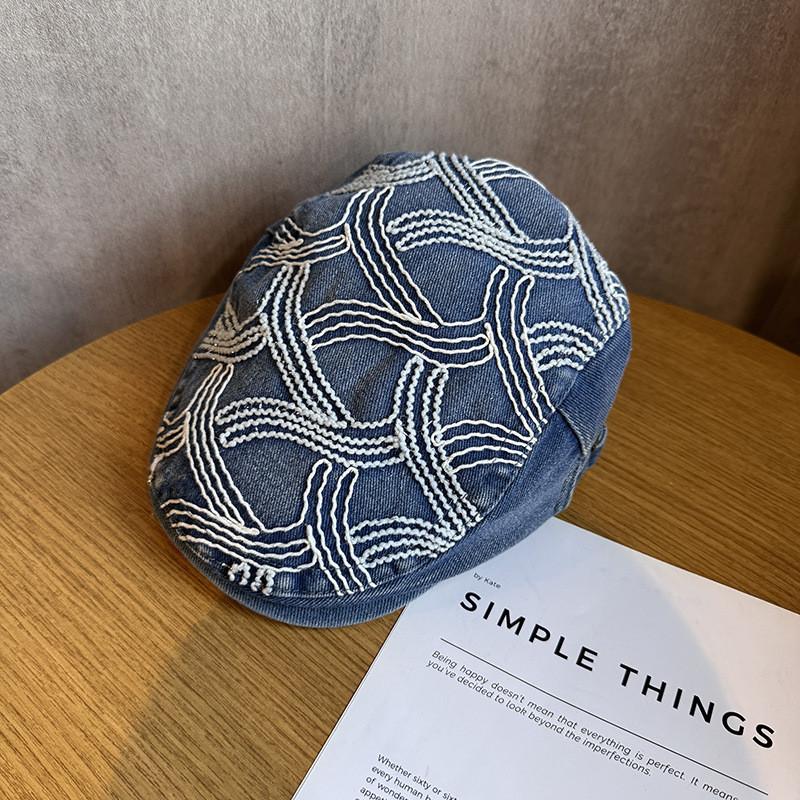 Washable Denim Baseball Cap With Breathable Cotton For Streetwear Style