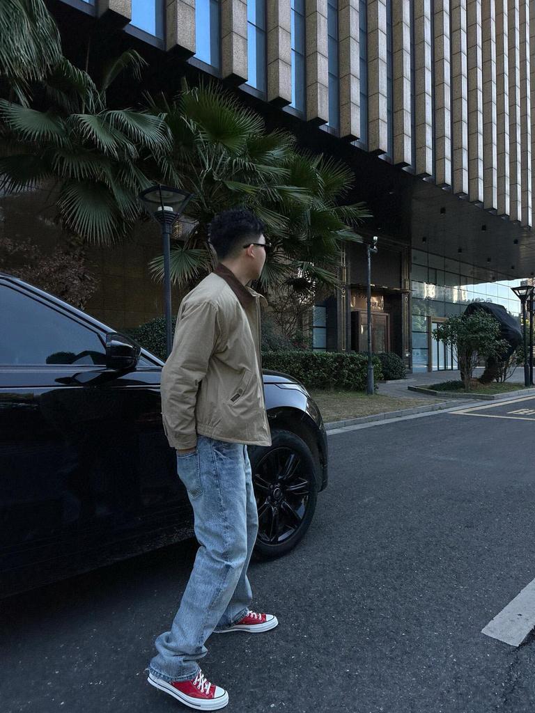 Unisex RL Pony Dicke Reversjacke - Klassische Retro Bestickte Baumwollmode.