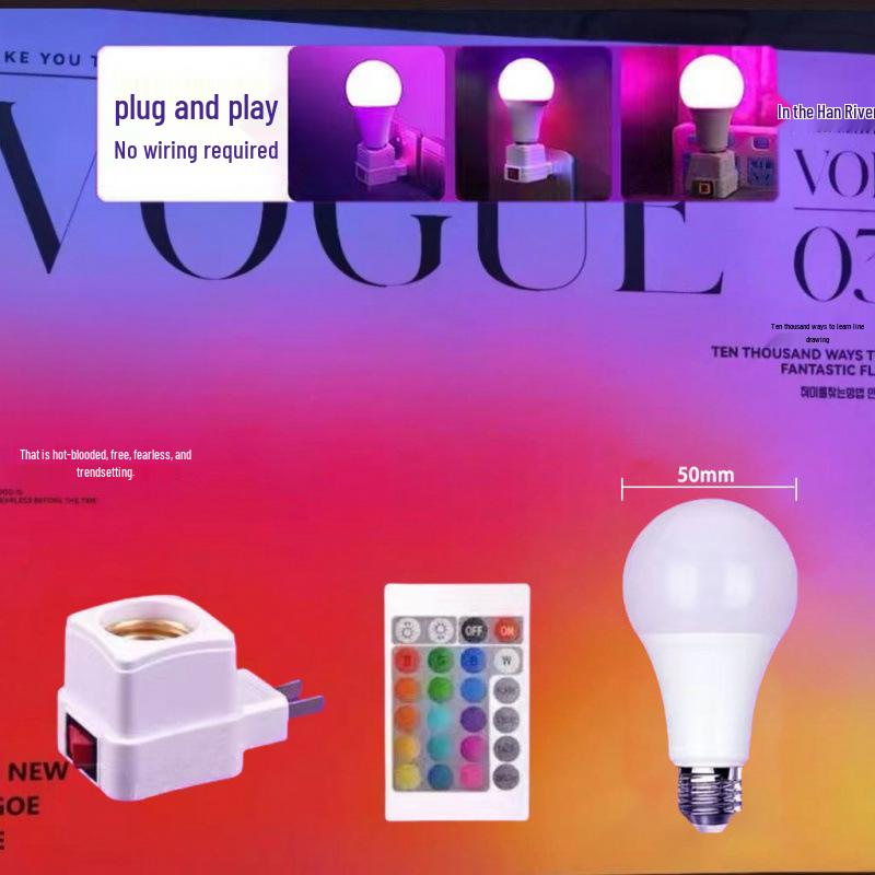 Светодиодный ночник с настроением: Романтическая фиолетово-синяя атмосфера для фотографий спальни Default