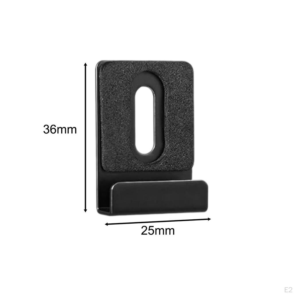 12 Pieces Metal Mirror Clips, Retainer Clips with Fittings, Hanger, Hardware Holder