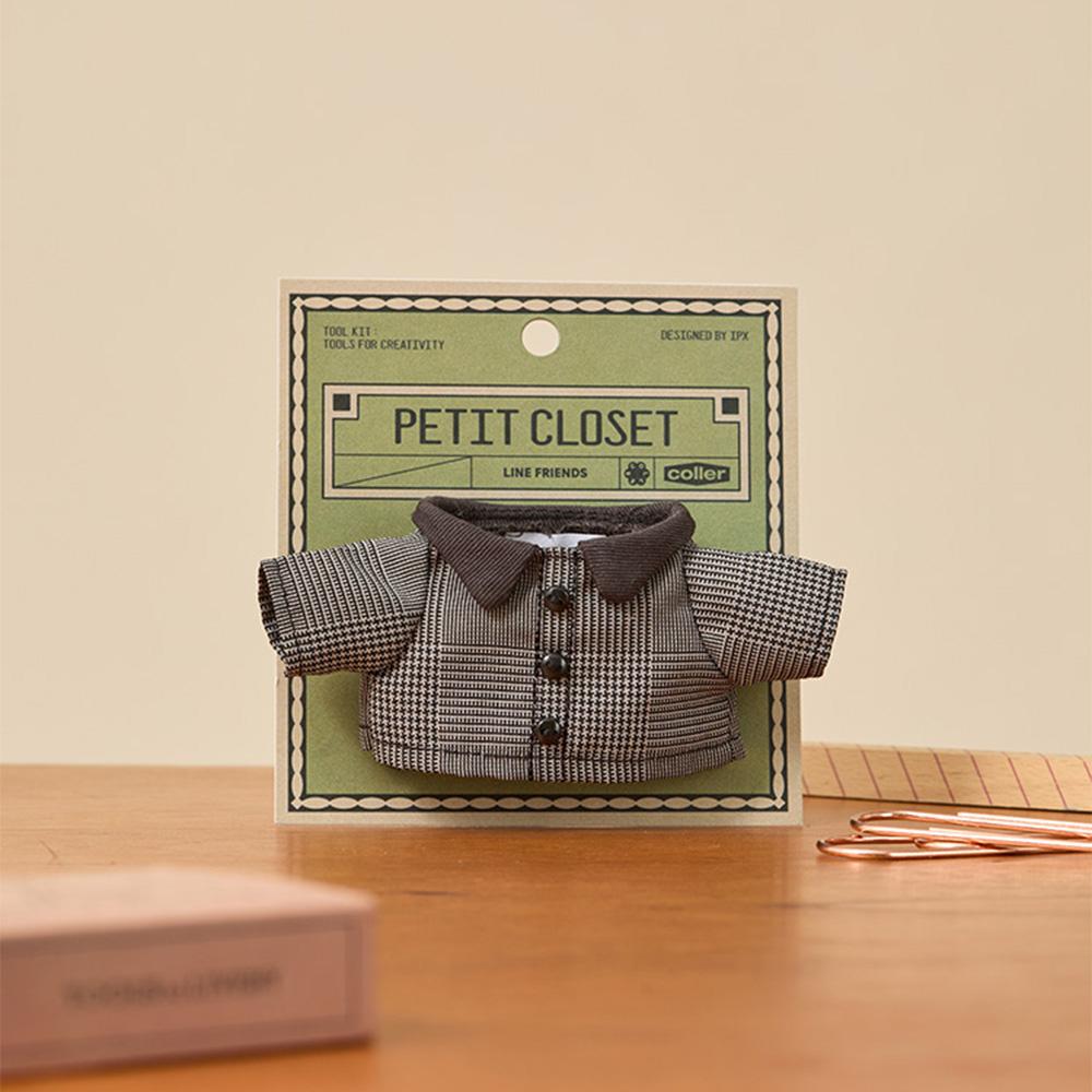 LINE FRIENDS Petit Closet Check Suit Jacket