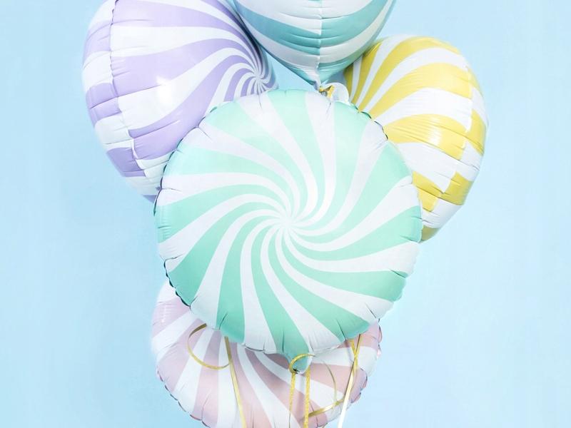 Foil Balloon Candy, 45cm, Mint 1pc
