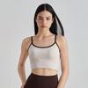 Contrasting Color Sports Vest Splicing Design Fitness Bra Beautiful Back Sports Bra  Youth