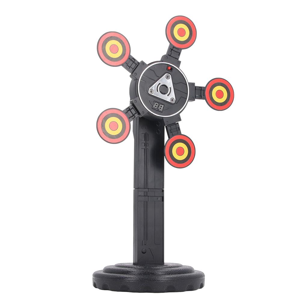 Children Electronic Scoring Target Toy Auto Reset Sound Effect 360 Degree Rotating Moving Target for Competition Training