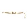 Double C Fashion Trend Metal Bracelet Women Bracelets Gold AB2468-B010203-NK694