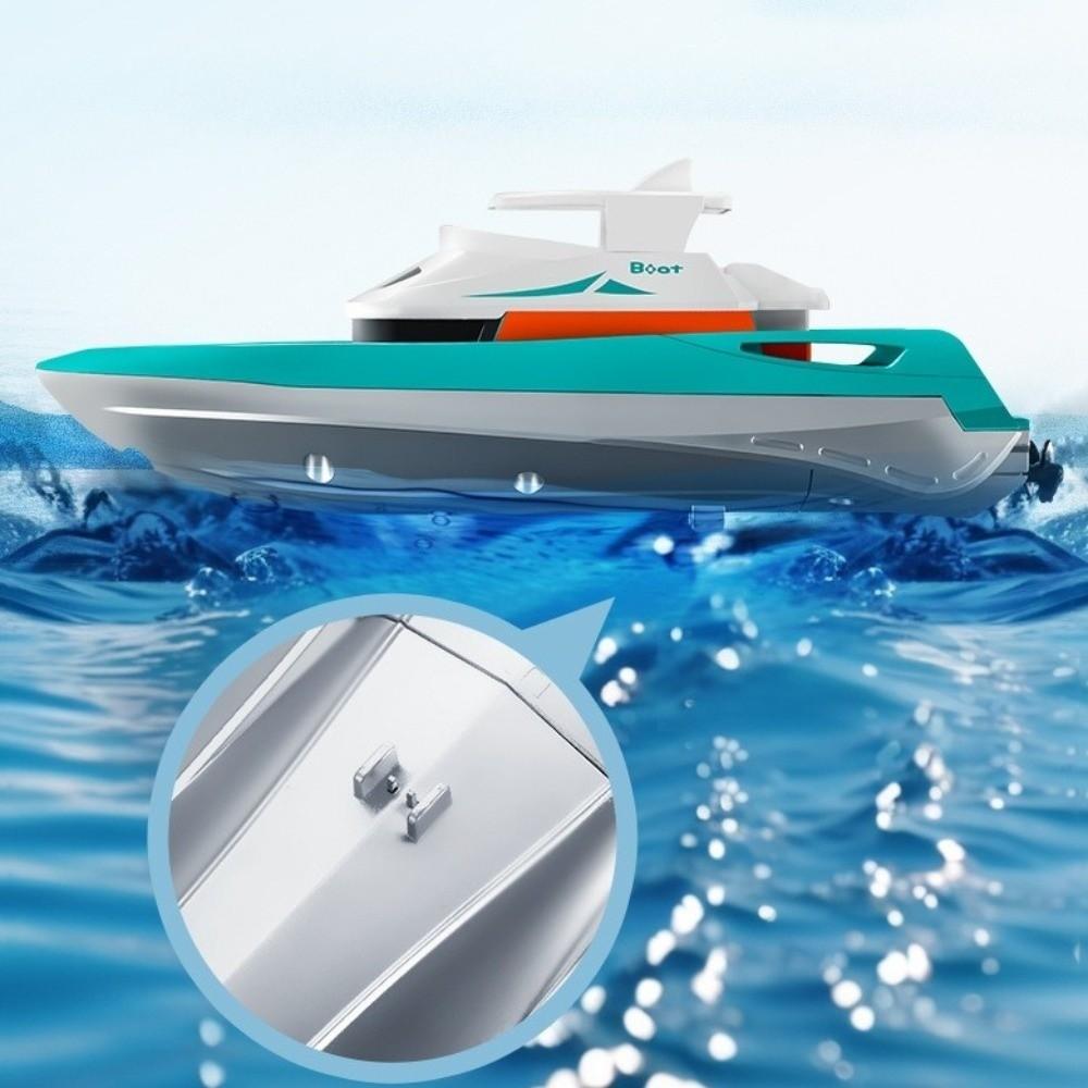 Wireless Remote Controlled Remote Control Boat With Lights RC Mini Boat RC Boat Toy  Gift