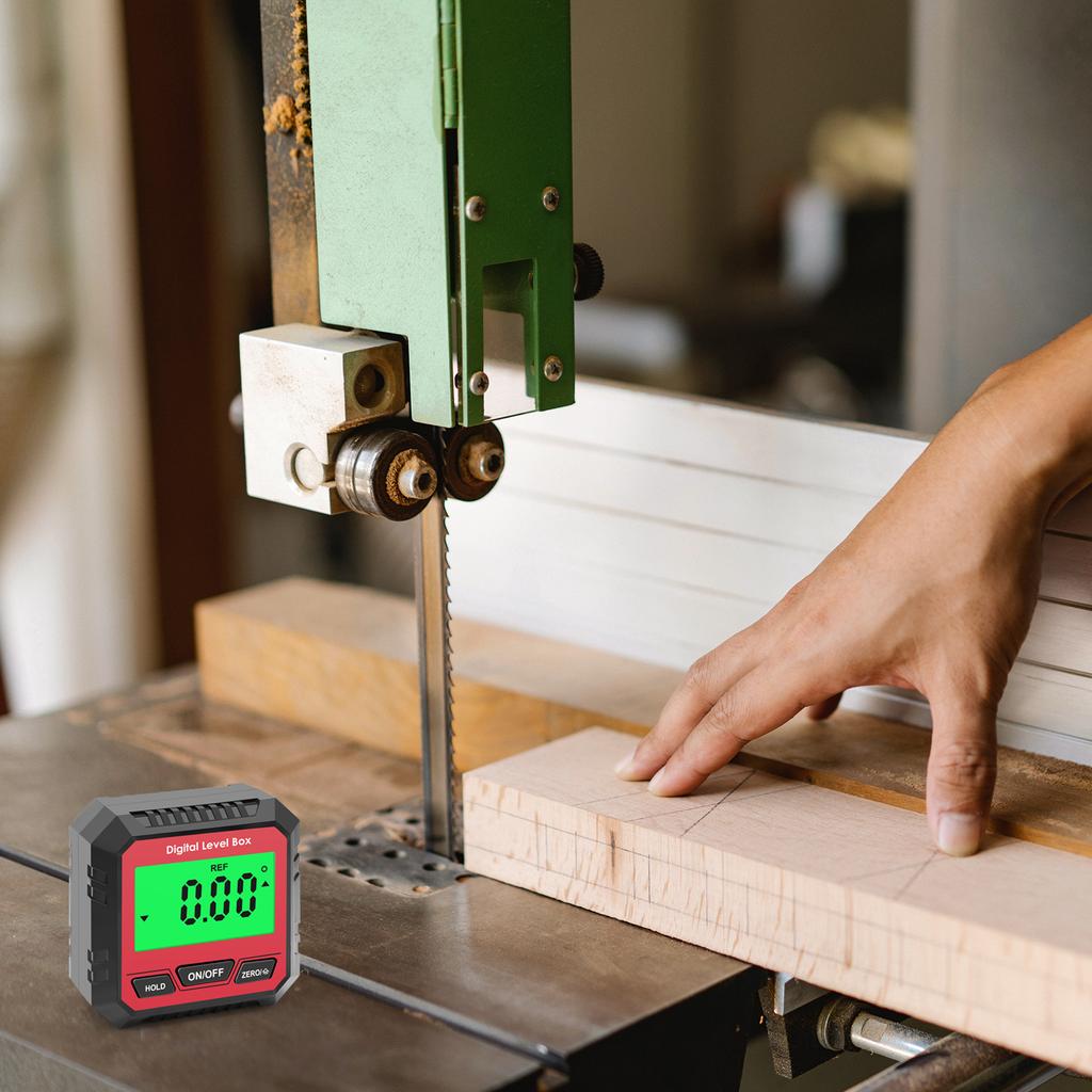 Digital Electronic   and Angle Gauge, Angle Finder with Bubble   and Magnetic Base, Digital Inclinometer Angle Measuring Tool for Woodworking,