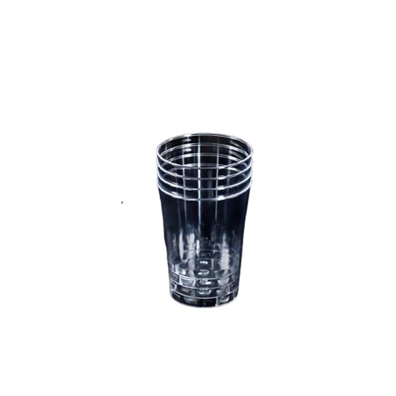 Yongduo 300ml Disposable Hard Plastic Cups (100-Pack)