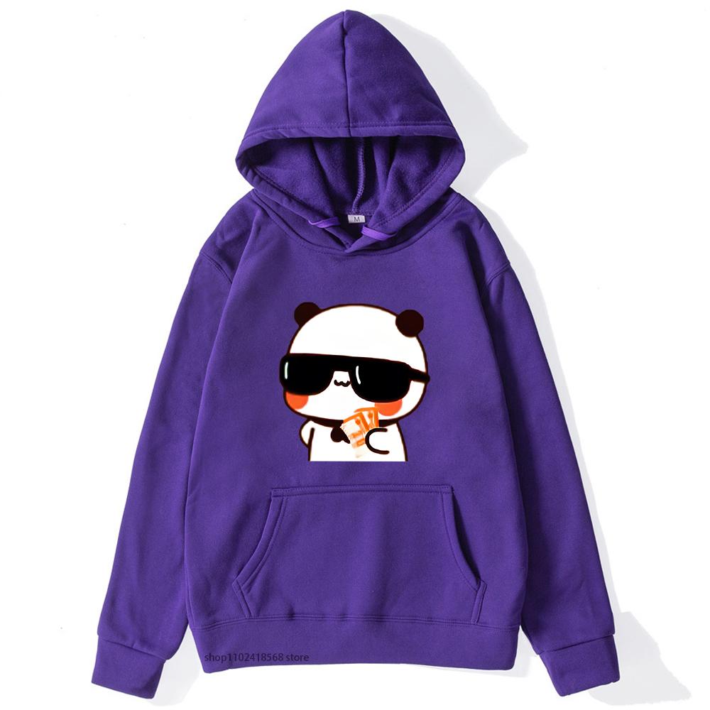 Mikina pro pár Bubu a Dudu - PANDA BEAR Love 2023 Rich Lovers Grafické mikiny Pánské Woemn Panda Bear Clothes Kawaii Pullover