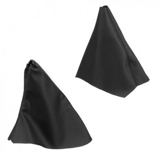 2 шт. Чехол на ручку КПП и ручник Черный LR006172 Для Land Rover Freelander 2