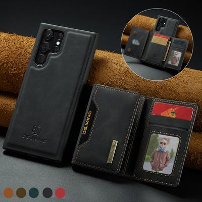 Lüks Kart Cebi 2 In 1 Deri Kılıf Samsung Galaxy S23 Ultra S22 Artı S21 S20 Fe Kat 3 4 Telefon Aksesuarları Cüzdan Kapak