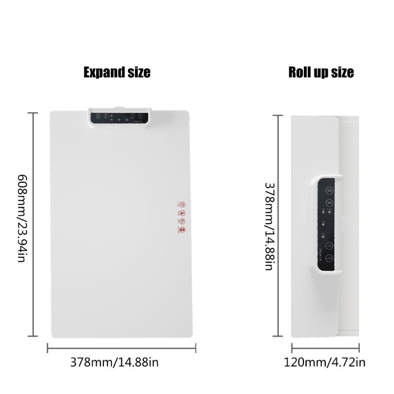 Elektrisk Varmende Varmeplate Brett Justerbar Temperatur Elektrisk Varmebrett